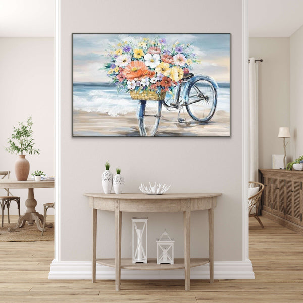 Original Spring Blossom Art - Textured Floral Painting on Canvas, Contemporary Large Wall Art, Home Decor, Housewarming & Mother's Day Gift by Sona Casa