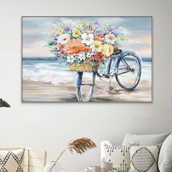 Original Spring Blossom Art - Textured Floral Painting on Canvas, Contemporary Large Wall Art, Home Decor, Housewarming & Mother's Day Gift by Sona Casa