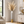Modern Metallic Gold Silver White Tall Vase 13.5x13.5x95.5CM Elegant Home Decor Accent