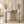 Set of 2 Tall White and Silver Round Metal Vases for Modern Home Decor, 14x14x106.7 cm
