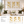 3 Piece Gold Flowers Metal Wall Decor Set, Elegant Floral Sculptures, 50cm Tall x 30cm Wide Panels Home Office Decor-Sona Casa