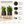 Set of 2 Large Industrial Metal Planters Matte Black Finish Modern Indoor Outdoor Decor