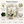 Elegant White Ceramic Artificial Orchid Pot Planter for Indoor Home Decor, 19x42cm by Sona Casa