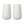 Set of 2 Tall White Indoor Decorative Planter, Modern Contemporary Self Watering Pot Home, Porch, Patio Decor Gifts-Sona Casa