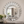 Silver 66 cm Round Wall Mirror with Decorative Sunburst Frame, Modern Silver Finish, Elegant Home Accent by Sona Casa