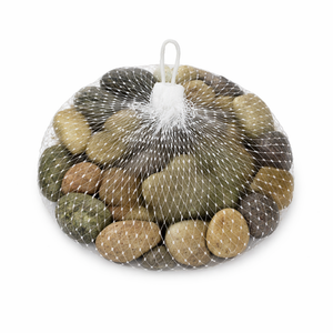 Natural Polished River Rocks, 500g Pack, 1–2 cm Decorative Pebbles Stones for Aquarium Plant Pot, Home Garden Decor by Sona Casa