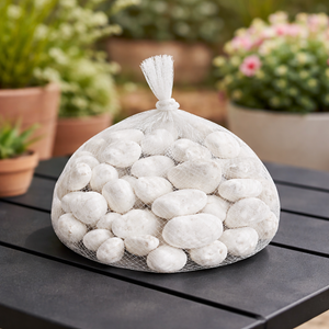 White River Rocks, 500g Pack, 1–2 cm Decorative Pebbles Stones Aquarium Plant Pot, Home Garden Decor by Sona Casa