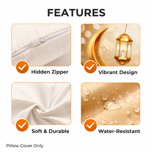 2 Pc Ramadan Muslim Cushion Covers by Sona Casa