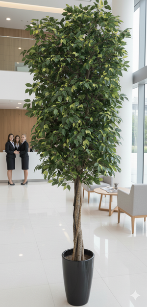 3 Meter, Tall Artificial Ficus Tree-Sona Casa