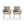 Set of 2 Modern Beige Upholstered Accent Chairs with Elegant Gold Metal Frames, Stylish & Comfortable Seating, Home Office Decor-Sona Casa
