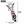 Giraffe DIY Acrylic Wall Stickers and Decals with Glasses and Pink Bow Tie for Kids' Rooms and Nurseries