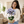 Elegant Gold Ceramic Vase with Artificial Purple Blue Orchid - Accent Collection