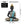 Small Meditating Buddha Statue, Black Gold Figurine, 11