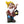 Outdoor Gnome Statue, Metal Lantern, Large 16